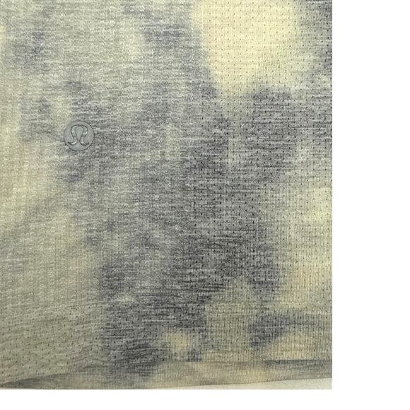 Lululemon Athletica Gray Tie Dye Athletic Dri Fit Shirt Size Men's Large - Picture 3 of 4